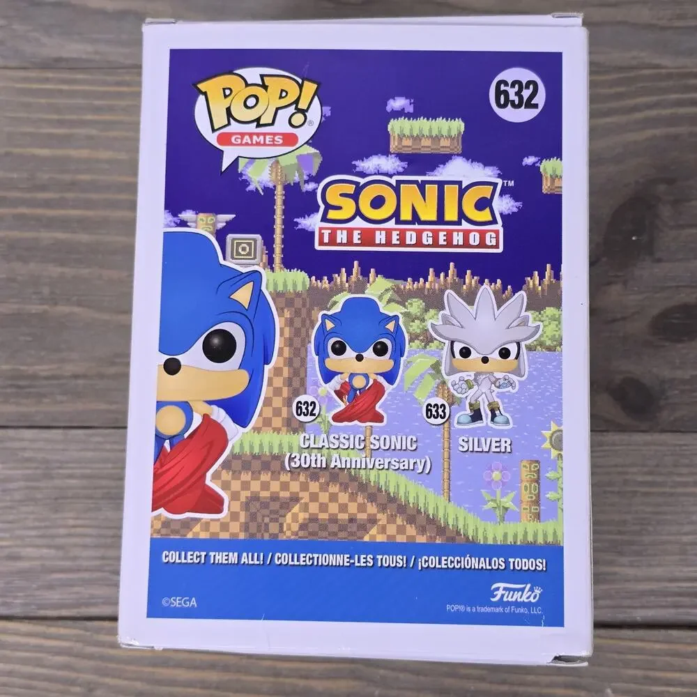 Funko Pop! Ganes: Sonic the Hedgehog - Classic Sonic #632 - Box n Fair Condition